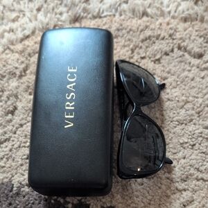 Versace Black Sunglasses with Elegant Case